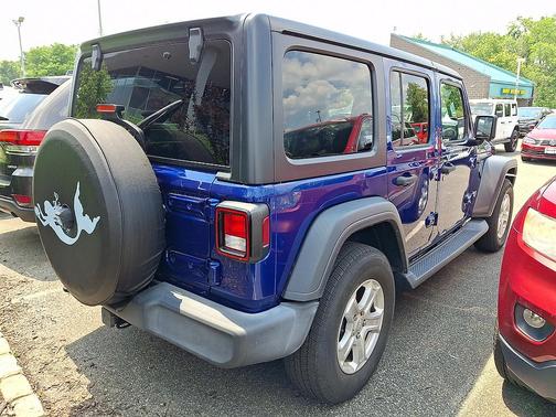 Ocean Blue Metallic Clearcoat 2018 Jeep Wrangler Unlimited Sport