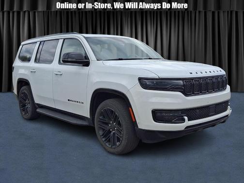 Bright White Clearcoat 2023 Jeep Wagoneer Series II Carbide 4x4