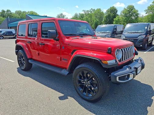 Firecracker Red Clearcoat 2025 Jeep Wrangler 4xe Sahara