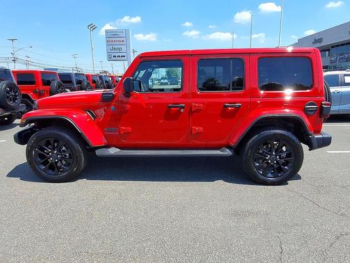 Firecracker Red Clearcoat 2025 Jeep Wrangler 4xe Sahara
