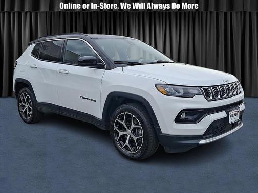 Bright White Clearcoat 2024 Jeep Compass Limited