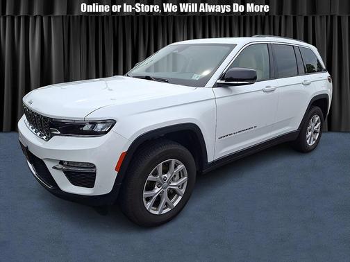 Bright White Clearcoat 2022 Jeep Grand Cherokee Limited