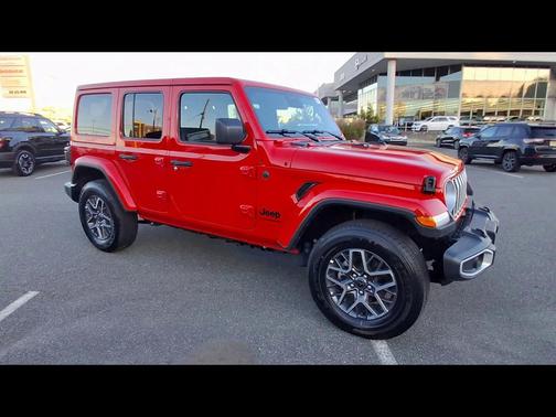 Firecracker Red Clearcoat 2026 Jeep Wrangler 4-Door Sahara 4x4
