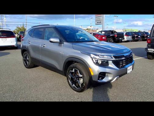 Steel Gray 2025 Kia Seltos EX