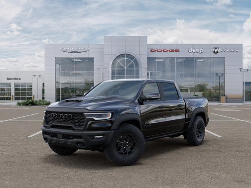 Diamond Black Crystal Pearlcoat 2026 RAM 1500 RHO Crew Cab 4x4 5'7' Box