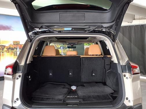 Champagne Silver Metallic/Super Black 2023 Nissan Rogue Platinum
