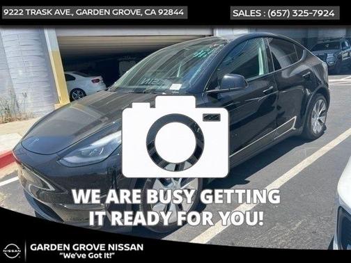 Solid Black 2024 Tesla Model Y Long Range Dual Motor All-Wheel Drive