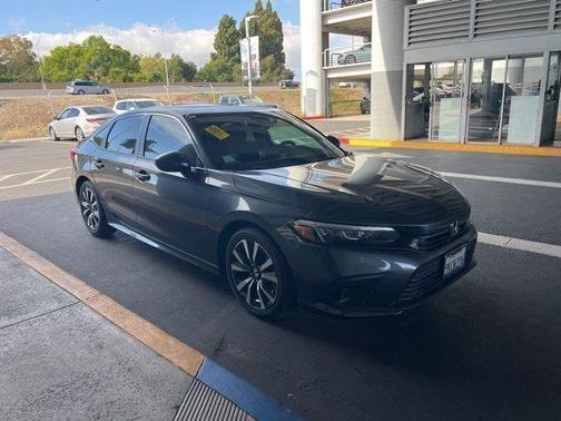 Gray 2023 Honda Civic EX