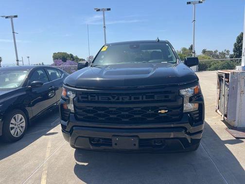 Black 2024 Chevrolet Silverado 1500 Custom