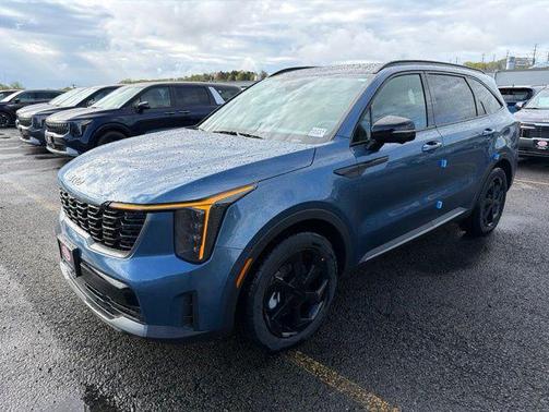 Mineral Blue 2026 Kia Sorento Hybrid SX Prestige