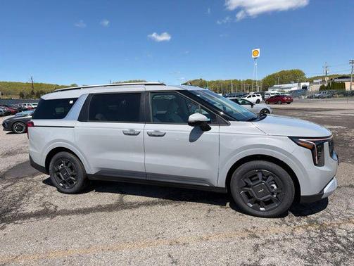 Ceramic Silver 2026 Kia Carnival Hybrid EX