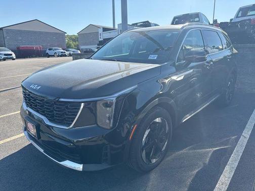 Aurora Black Pearl 2026 Kia Sorento Hybrid EX