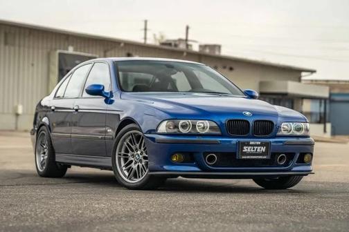 Blue 2002 BMW M5 Base
