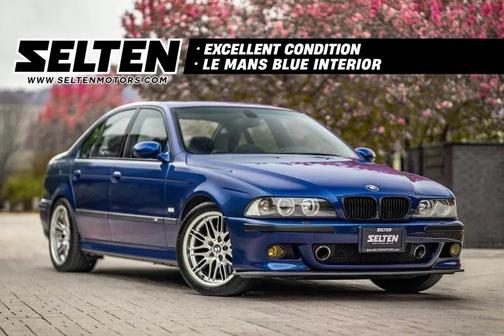 Blue 2002 BMW M5 Base
