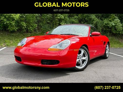 Red 2002 Porsche Boxster Base 2dr Convertible