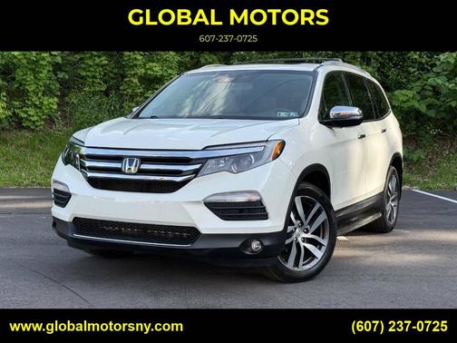 White Diamond Pearl 2016 Honda Pilot Elite