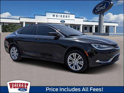 Black Clearcoat 2015 Chrysler 200 Limited