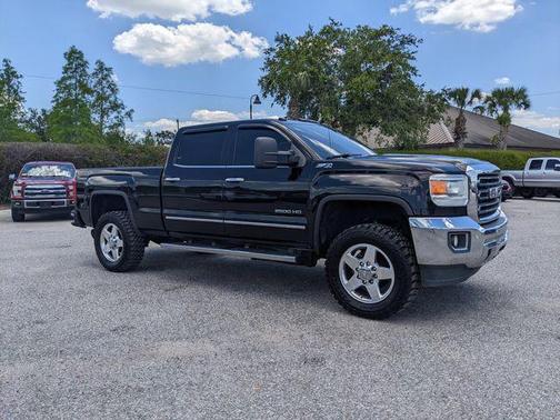 Black 2015 GMC Sierra 2500 SLT