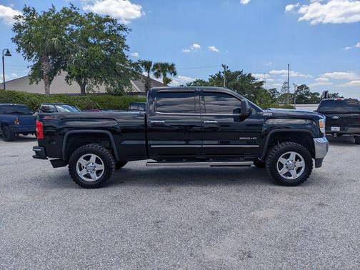 Black 2015 GMC Sierra 2500 SLT