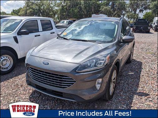 Carbonized Gray Metallic 2022 Ford Escape Titanium