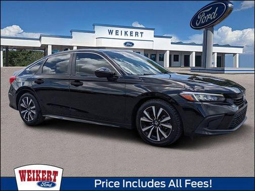Black 2022 Honda Civic EX