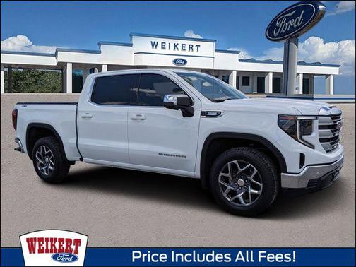 Summit White 2025 GMC Sierra 1500 SLE