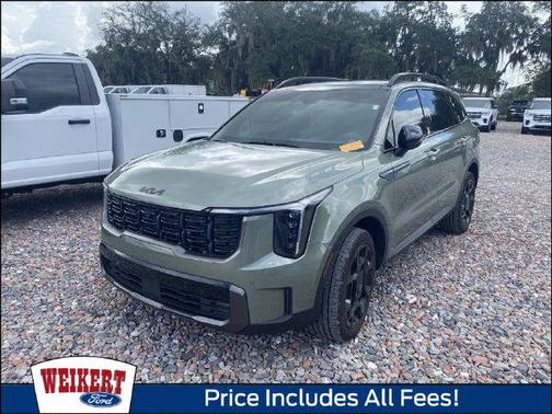 Jungle Green 2025 Kia Sorento SX