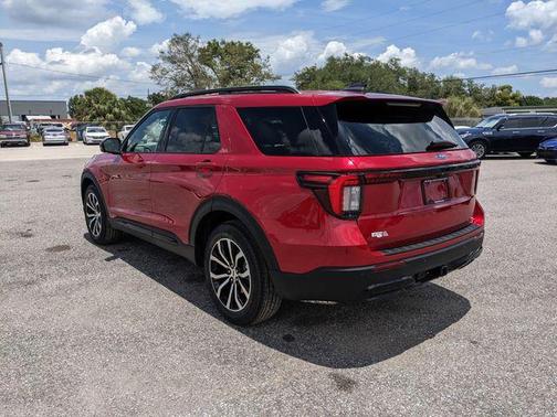 Rapid Red Metallic Tinted Clearcoat 2026 Ford Explorer ST-Line