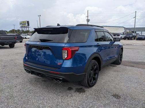 Blue Metallic 2023 Ford Explorer ST