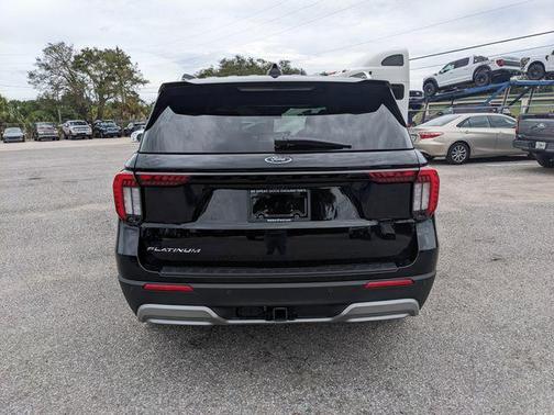 Agate Black Metallic 2026 Ford Explorer Platinum