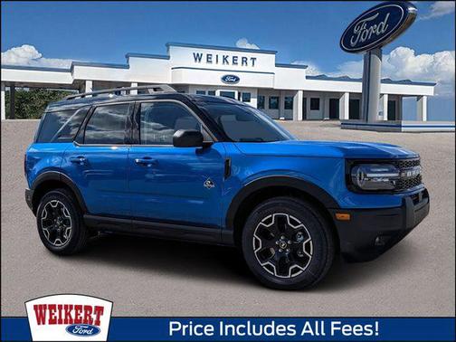 Velocity Blue Metallic 2025 Ford Bronco Sport Outer Banks