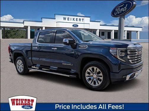 Pacific Blue Metallic 2022 GMC Sierra 1500 Denali