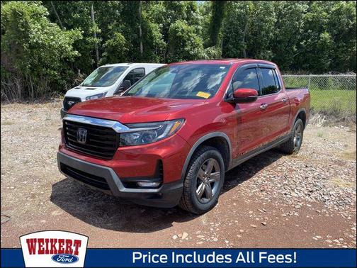Radiant Red 2022 Honda Ridgeline RTL-E
