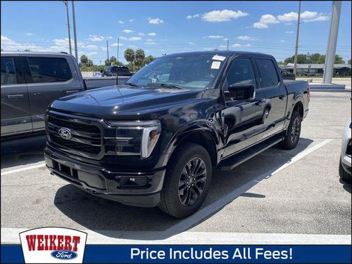 Black Metallic 2025 Ford F-150 Lariat
