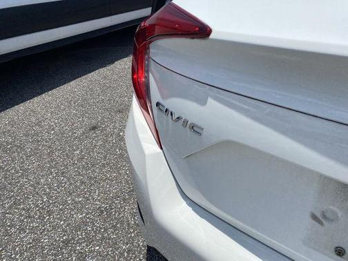 White 2018 Honda Civic LX