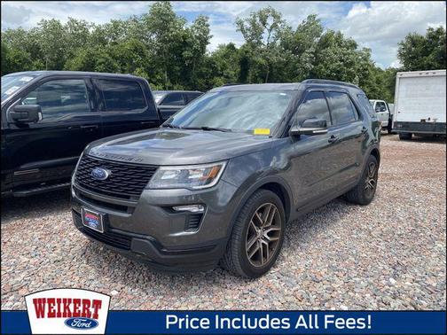 Gray Metallic 2018 Ford Explorer Sport