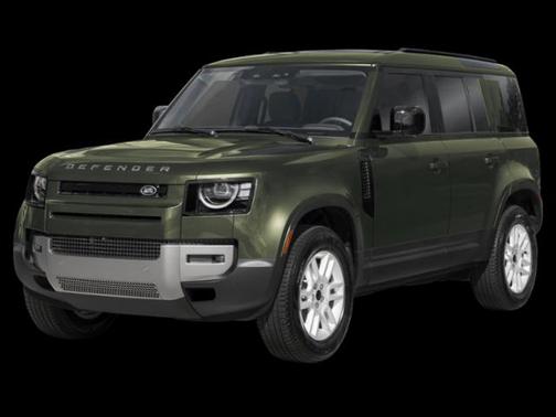 Woolstone Green Metallic 2026 Land Rover Defender P400 X-Dynamic SE