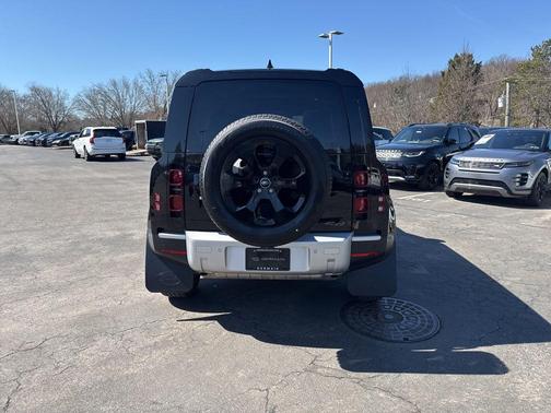 Santorini Black 2025 Land Rover Defender 110 P300