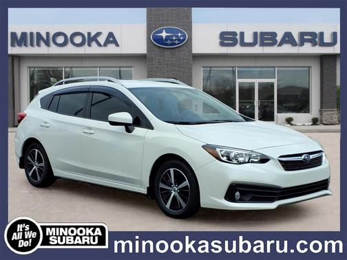 Crystal White Pearl 2023 Subaru Impreza Premium