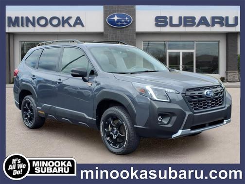 Crystal Black Silica 2023 Subaru Forester Wilderness