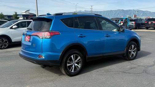 Blue 2018 Toyota RAV4 XLE