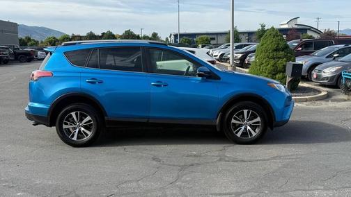 Blue 2018 Toyota RAV4 XLE