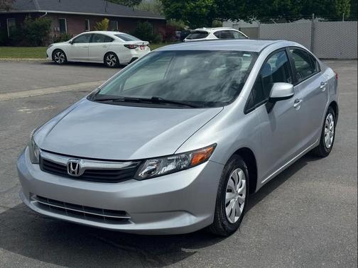 Silver 2012 Honda Civic LX