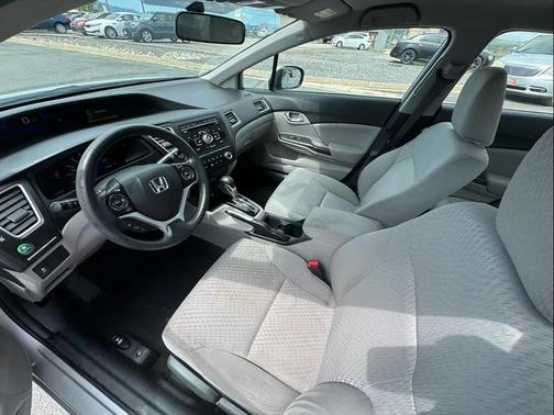 Alabaster Silver Metallic 2014 Honda Civic LX