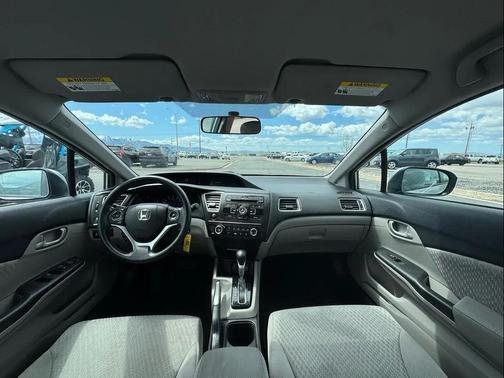 Alabaster Silver Metallic 2014 Honda Civic LX