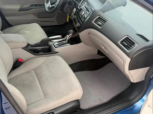 Blue 2013 Honda Civic EX