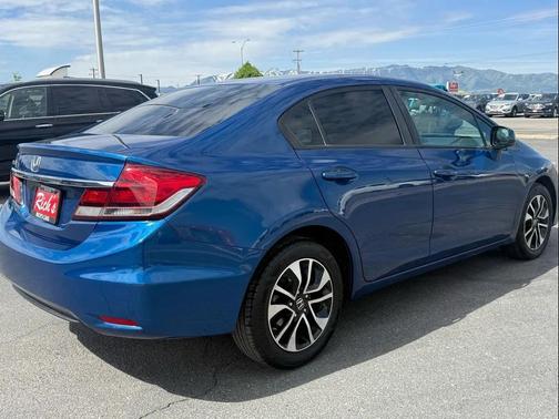 Blue 2013 Honda Civic EX