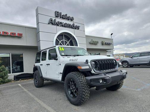 Bright White Clearcoat 2026 Jeep Wrangler Willys