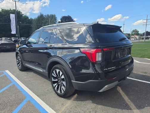 Agate Black Metallic 2025 Ford Explorer Platinum