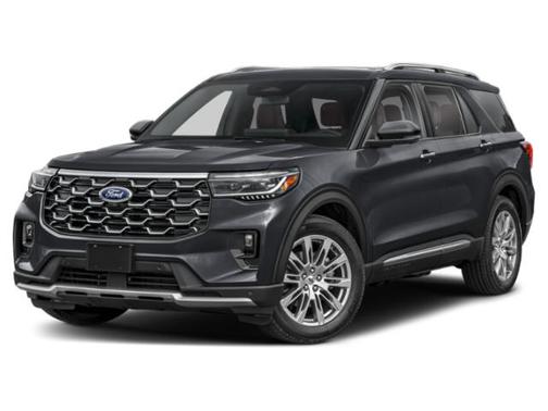 Agate Black Metallic 2025 Ford Explorer Platinum